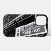 12 Danger Keep Out Signer Coque-Mate coque iphone (Verso Horizontal)