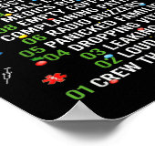 12 Days Of An Ems Emt Icu Nurse Christmas Xmas Fun Poster (Hoek)