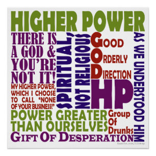 12 de Hogere Macht van de stap Perfect Poster