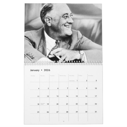 12 Democratische Presidenten Calender Kalender (Jan 2026)