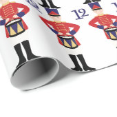 12 Drummers Cadeaupapier (Rol Hoek)