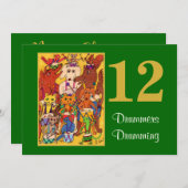 12 Drummers Drumming Cute Animals (Voorkant / Achterkant)