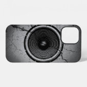 12 Enceinte sur un mur fissuré Coque iPhone Case-Mate (Verso Horizontal)