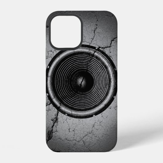 12 Enceinte sur un mur fissuré Coque iPhone Case-Mate (Verso)