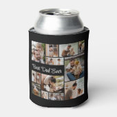 12 Foto Collage Beste vader ooit Blikjeskoeler (Blikje Voorkant)