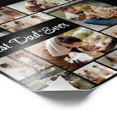 12 Foto Collage Beste vader ooit Foto Uitbreiding Foto Afdruk (Hoek)