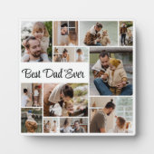 12 Foto Collage Beste vader ooit Fotoplaat (Voorkant)