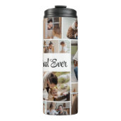 12 Foto Collage Beste vader ooit Thermosbeker (Voorkant)