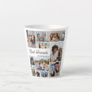 12 Foto Collage Beste Vrienden Voor Altijd Latte Mok
