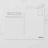 12 Foto Collage Rouwplechtigheid Briefkaart (Achterkant)