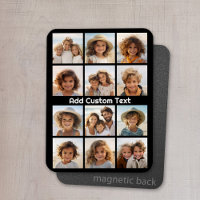 12 Fotoinstagram collage met zwarte achtergrond