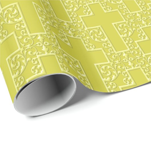  12-geel cadeaupapier (Rol Hoek)