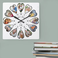 12 Heart Shaped Photos White