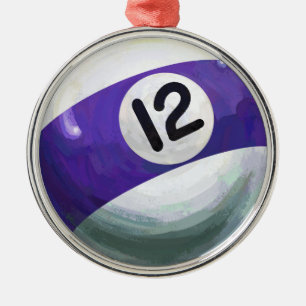 12 inch metalen ornament