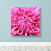 12-inch x 12-inch bekabeld canvas - roze ventilato (Insitu (Houten vloer))