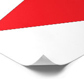 12-inch X 18-inch GARDE Poster Linkerrandpapier (Hoek)