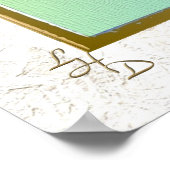 12 Israëlische "Asher Art Print Poster" (Hoek)