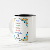 12 jaar in Scouting Milestone Mok Ambassadeur Afst (Voorkant links)