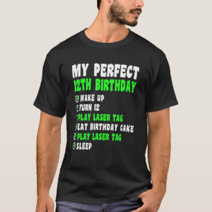 12 jaar oud Mijn perfecte twaalfde 12e verjaardag T-shirt
