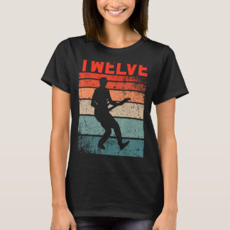 12 jaar oude 12e verjaardag Jongen Guitar Player G T-shirt