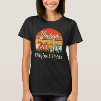 12 jaar oude Vintage 2010 originele onderdelen 12e T-shirt