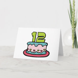 12 jaar oude vogelbeker kaart