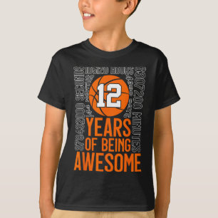 12 Jaar Wezenlijk Sketll 12e Verjaardag T-shirt