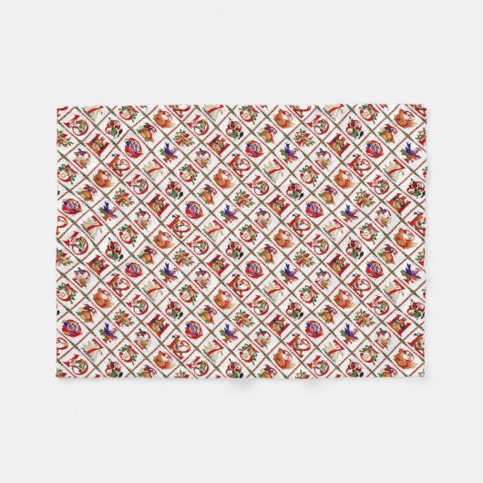 12 Jours de couverture de Noël Imprimer (Devant (Horizontal))