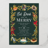 12 Jours de Noël Fête Invitation (Recto)