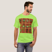 12 jours de T-shirts de Noël, habillement, cadeaux (Devant entier)