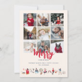 12 Jours fériés Carte photo de Noël (Devant)