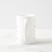 12 JOURS LYRICS Bone China Mug (Dos)