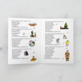 12 jours Zippy de carte de Noël (Intérieur)