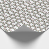 12 kerstdagen 12 Drummers Drummen Cadeaupapier (Hoek)