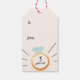 12 kerstdagen cadeaulabel