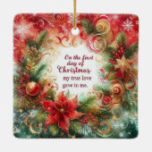 12 kerstdagen keramisch ornament (Achterkant)