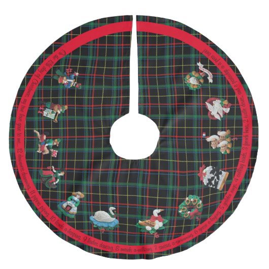 12 kerstdagen met Lyrics Pset Kerstboom Rok (Voorkant)