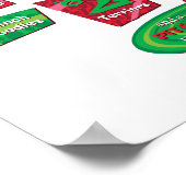 12 Kersthonden Poster (Hoek)