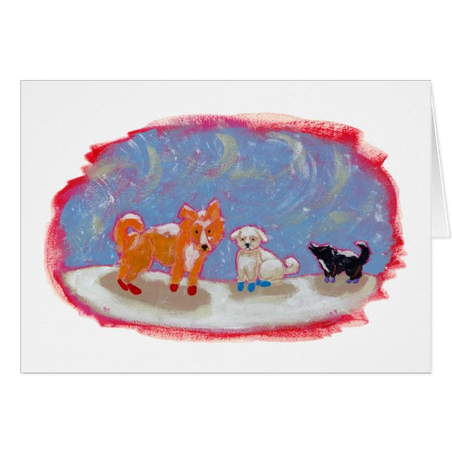 12 laarzen voor leuke honden schattig modern volks (Voorkant Horizontaal)