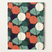 12 maanden Abstracte penseelstreek dagelijks Planner (Achterkant)