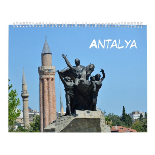 12 maanden Antalya, Turkije Kalender (Hoes)