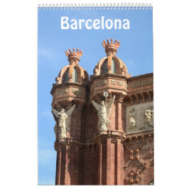 12 maanden Barcelona, Spanje fotokalender Kalender