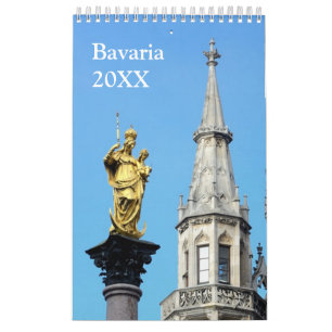 12 maanden Beieren Photo Calendar Kalender