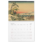 12 maanden berg Fuji Kalender (Jan 2027)