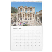 12 maanden Ephesus, kalender Turkije (Jan 2026)
