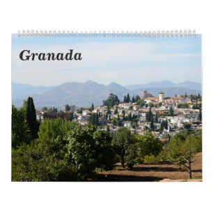12 maanden Granada Wall Calendar Kalender