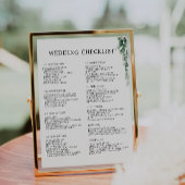 12 maanden Greenery Wedding Checklist