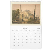 12 maanden Hagia Sophia Wall Agenda Kalender (Mar 2026)