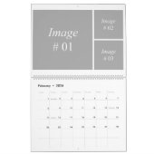 12 maanden instagram collectie sjabloon kalender (Feb 2026)