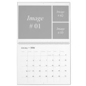 12 maanden instagram collectie sjabloon kalender (Jan 2026)